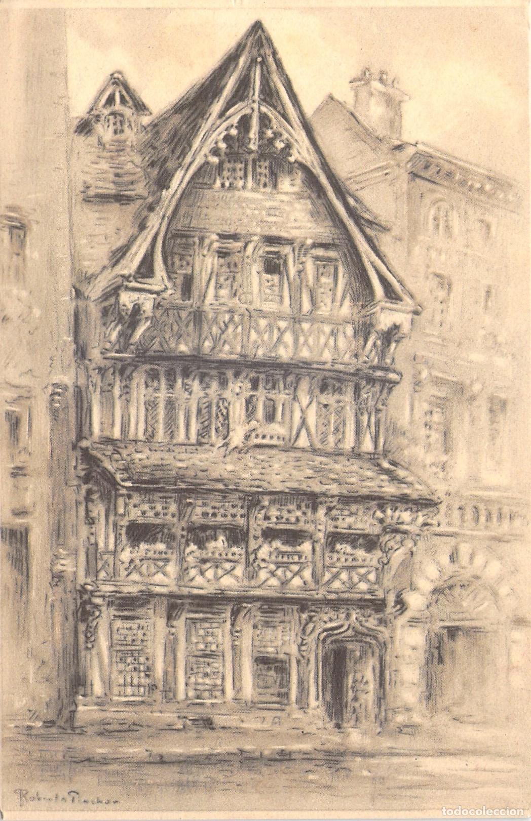 Postales: Postal de Rouen: Restaurante de la Couronne