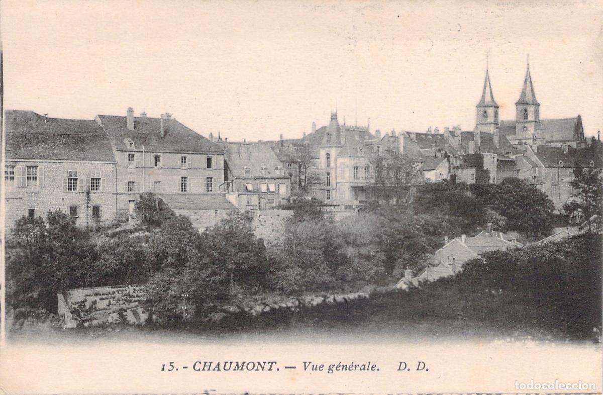 Postais: Tarjeta Postal de Chaumont - Vista General de la Ciudad, Francia