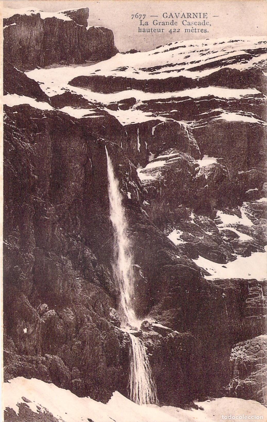 Postais: Postal de La Grande Cascade de Gavarnie, Pirineos de Francia