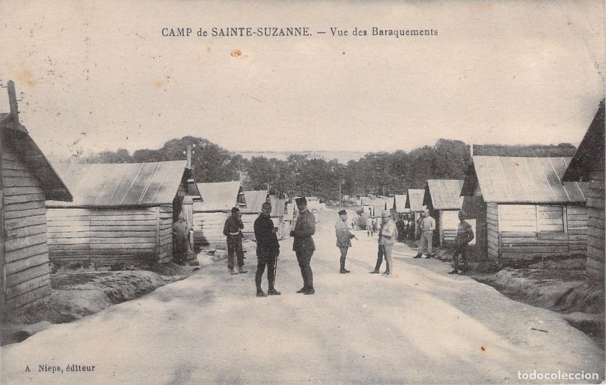 Postais: Postal Militar del Campamento de Sainte-Suzanne, Francia