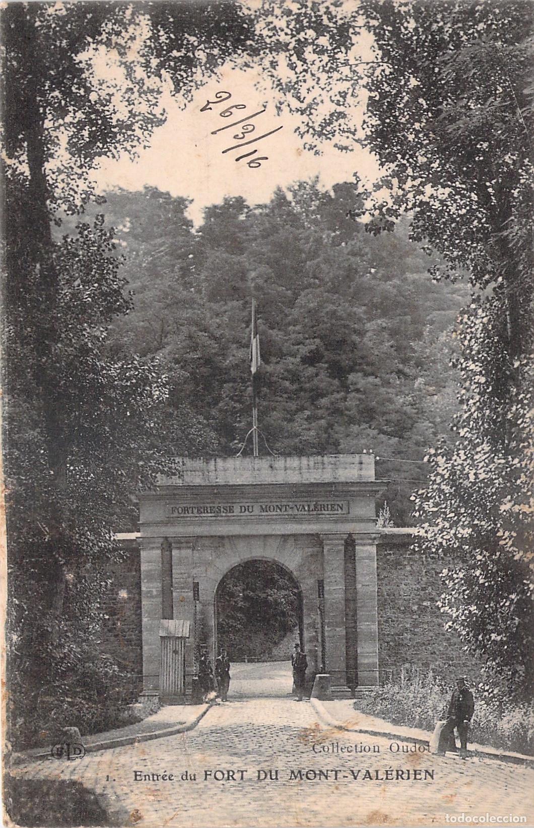 Postales: Postal Entrada del Fort du Mont-Val&eacute;rien Suresnes Francia