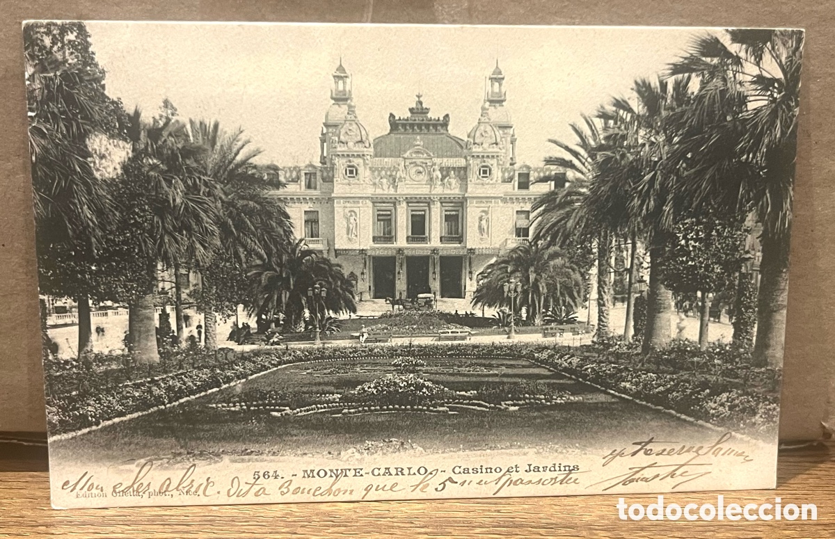 Postales: POSTAL: MONTE CARLO - CASINO ET JARDINS. 564