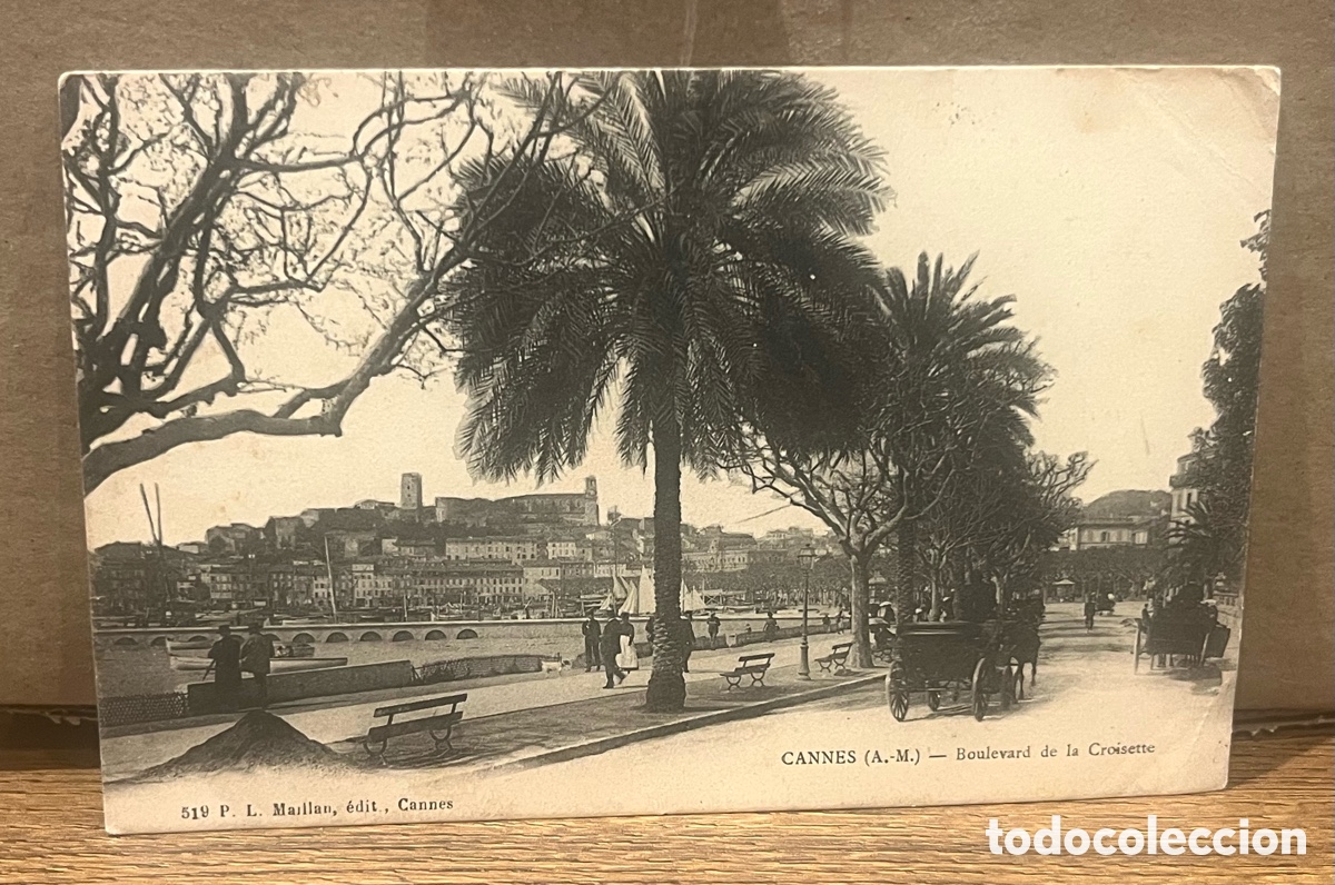 Postales: POSTAL: CANNES(FRANCIA) - BOULEVARD DE LA CROISETTE