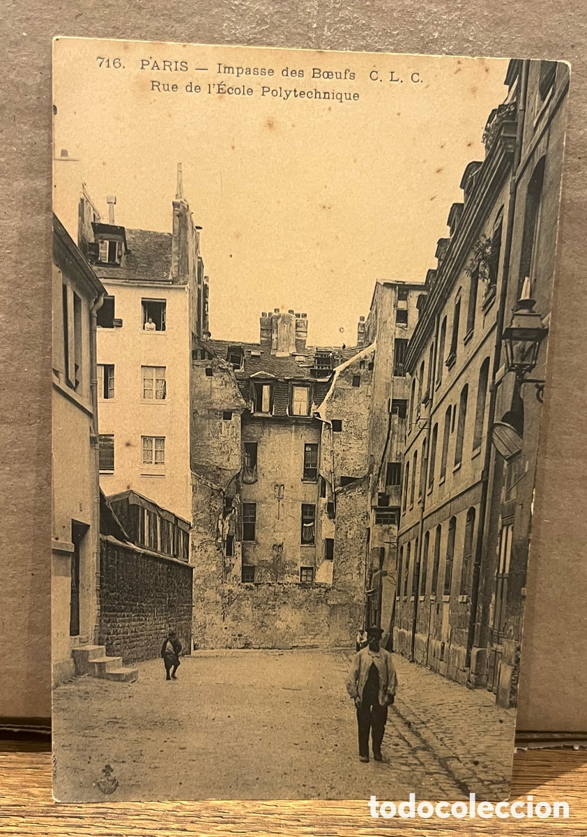 Postales: POSTAL: PAR&Iacute;S - IMPASSE DES BOEUFS - RUE DE L'ECOLE POLYTECHNIQUE - 716