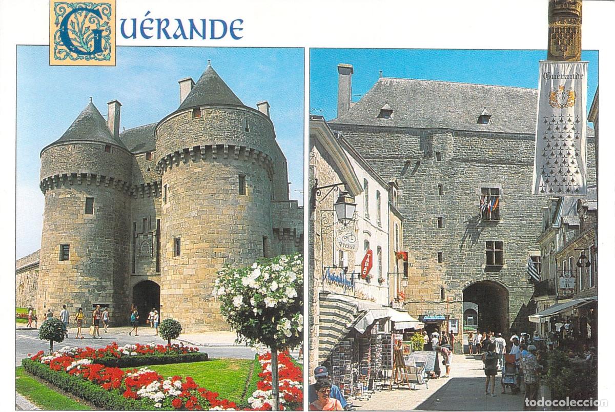Cartoline: Postal de Gu&eacute;rande Francia Puerta de Saint Michel y Residencia