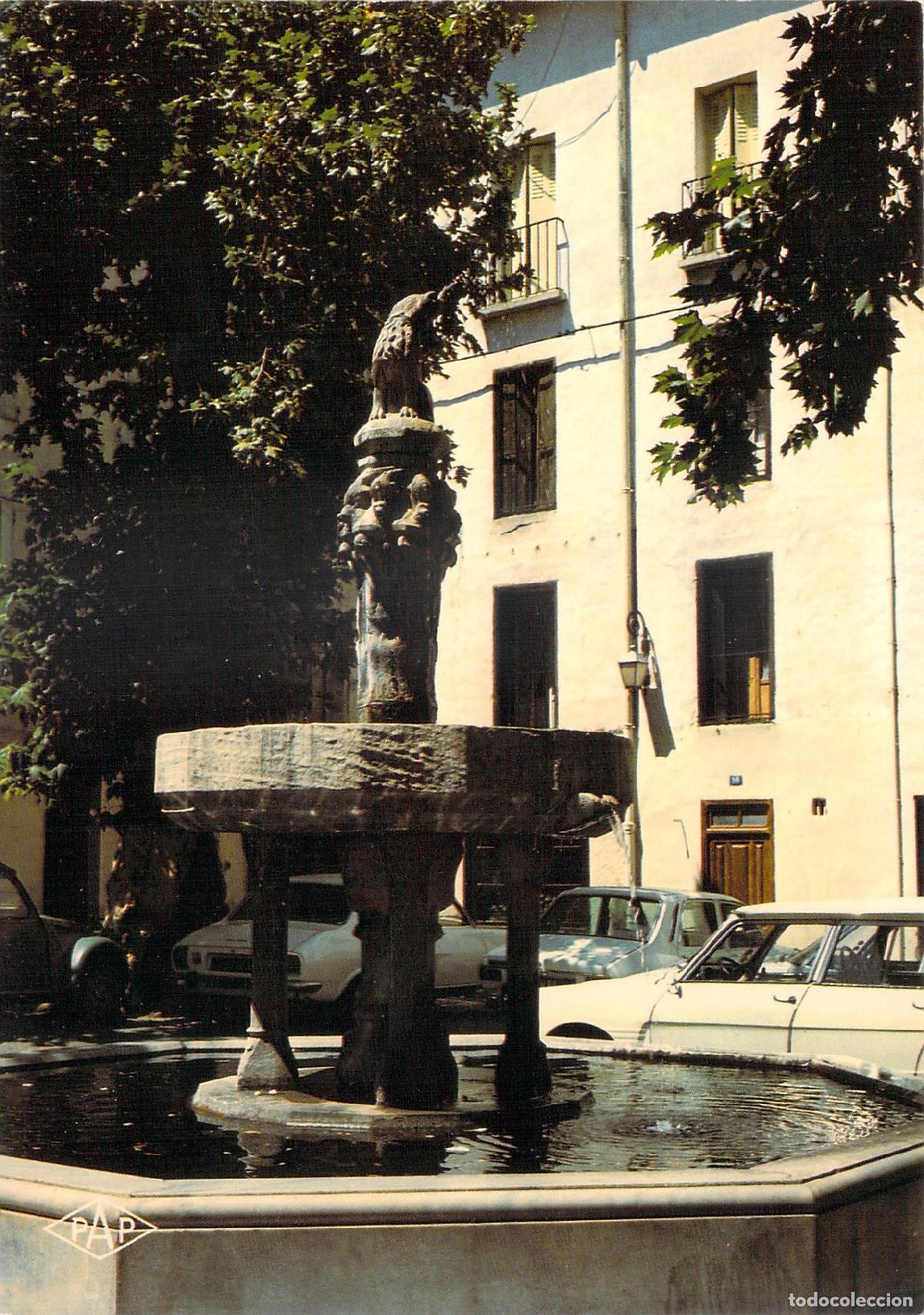Postales: Postal de la Fuente de los 7 Chorros en C&eacute;ret Francia