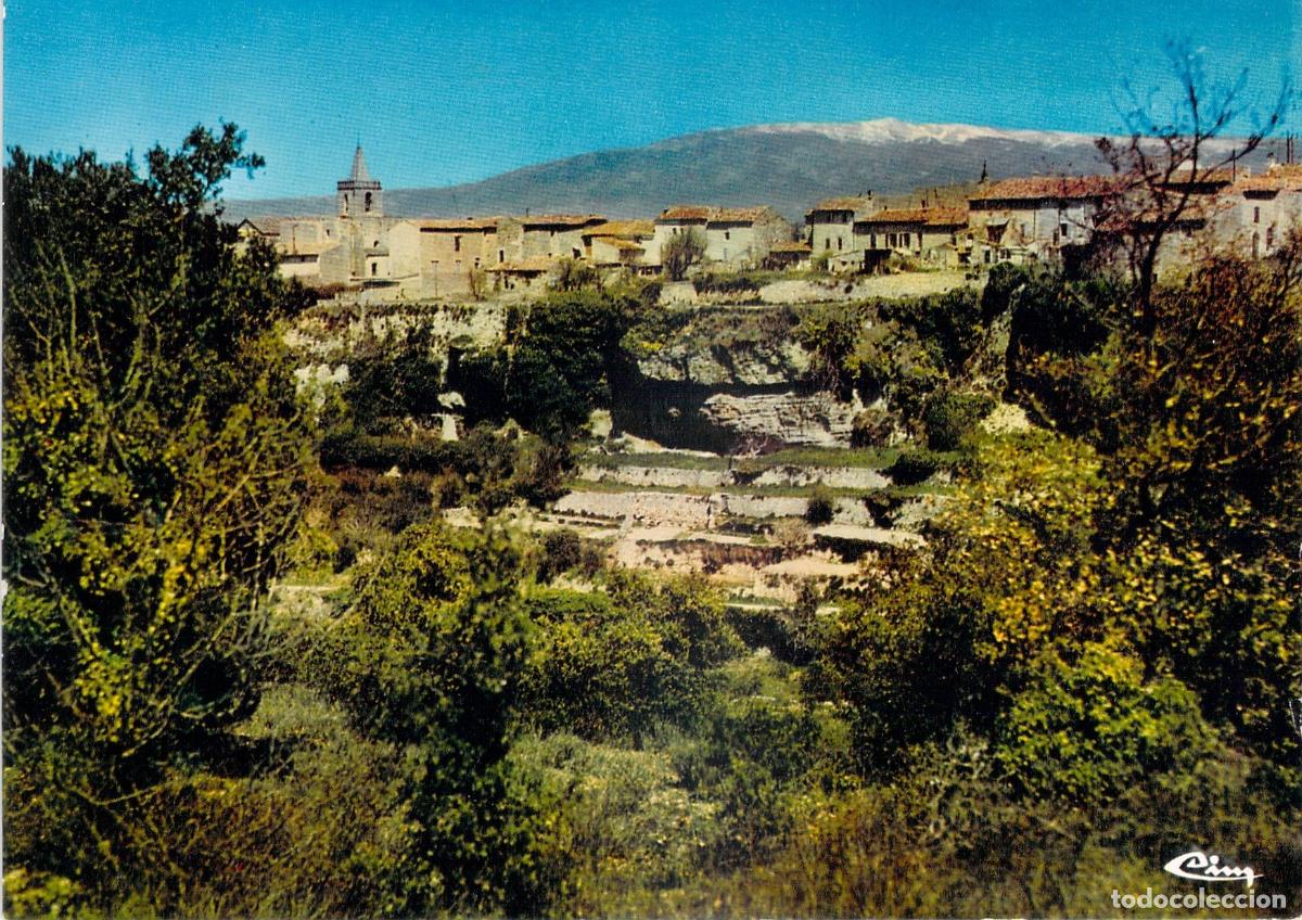 Postales: Postal de Vista General de Venasque y el Mont Ventoux