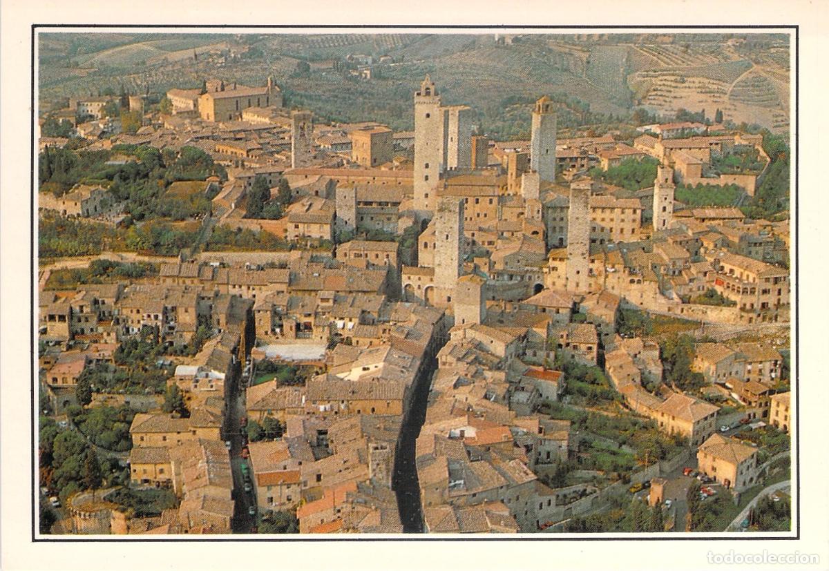 Postales: Postal Panorama de San Gimignano y sus Torres Medievales