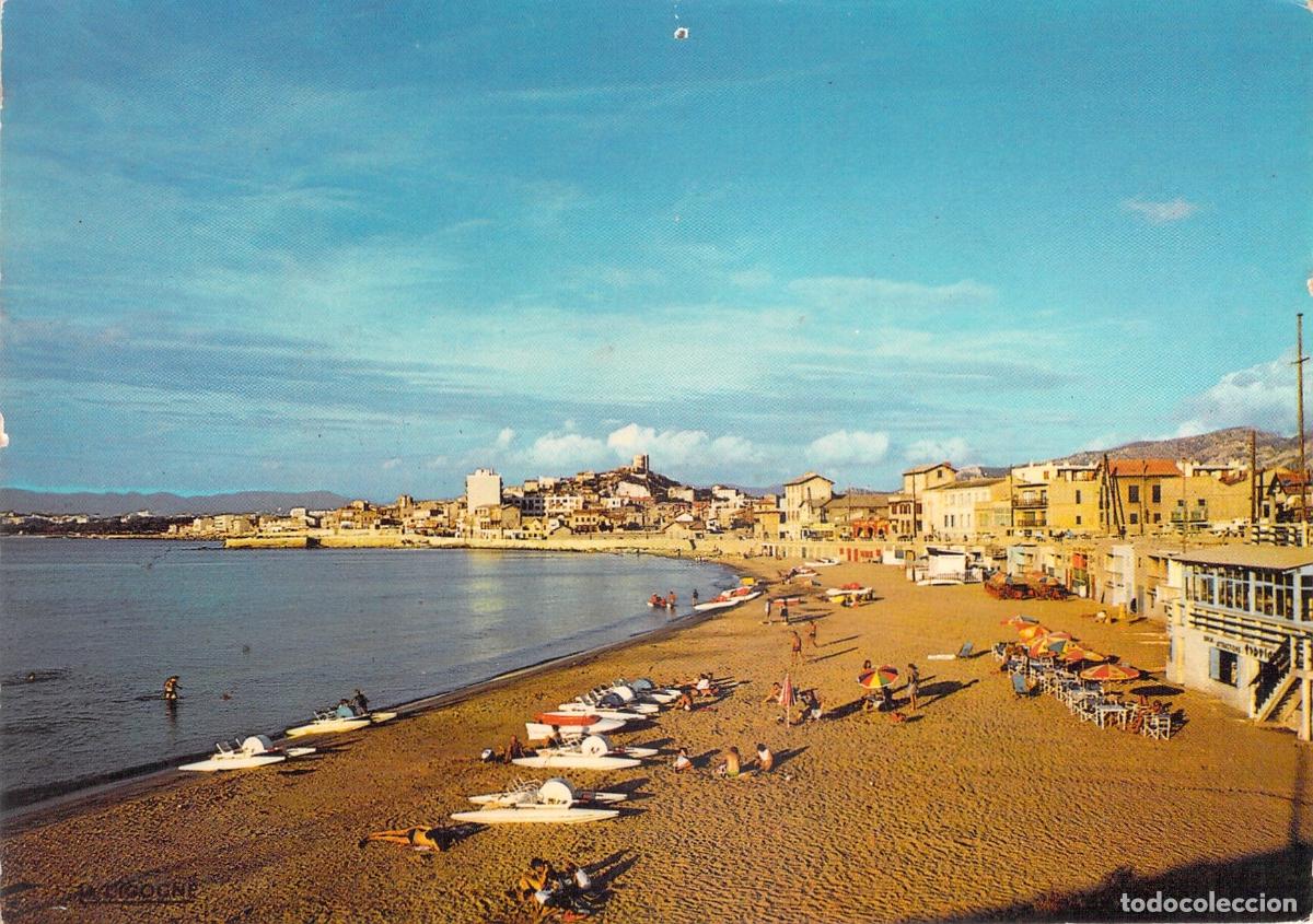 Postales: Postal de la Playa de la Pointe Rouge en Marsella, Francia