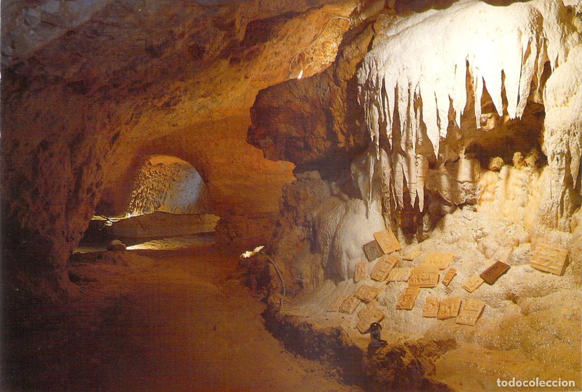 Postales: Postal de las Cuevas Petrificantes de Savonni&egrave;res, Touraine