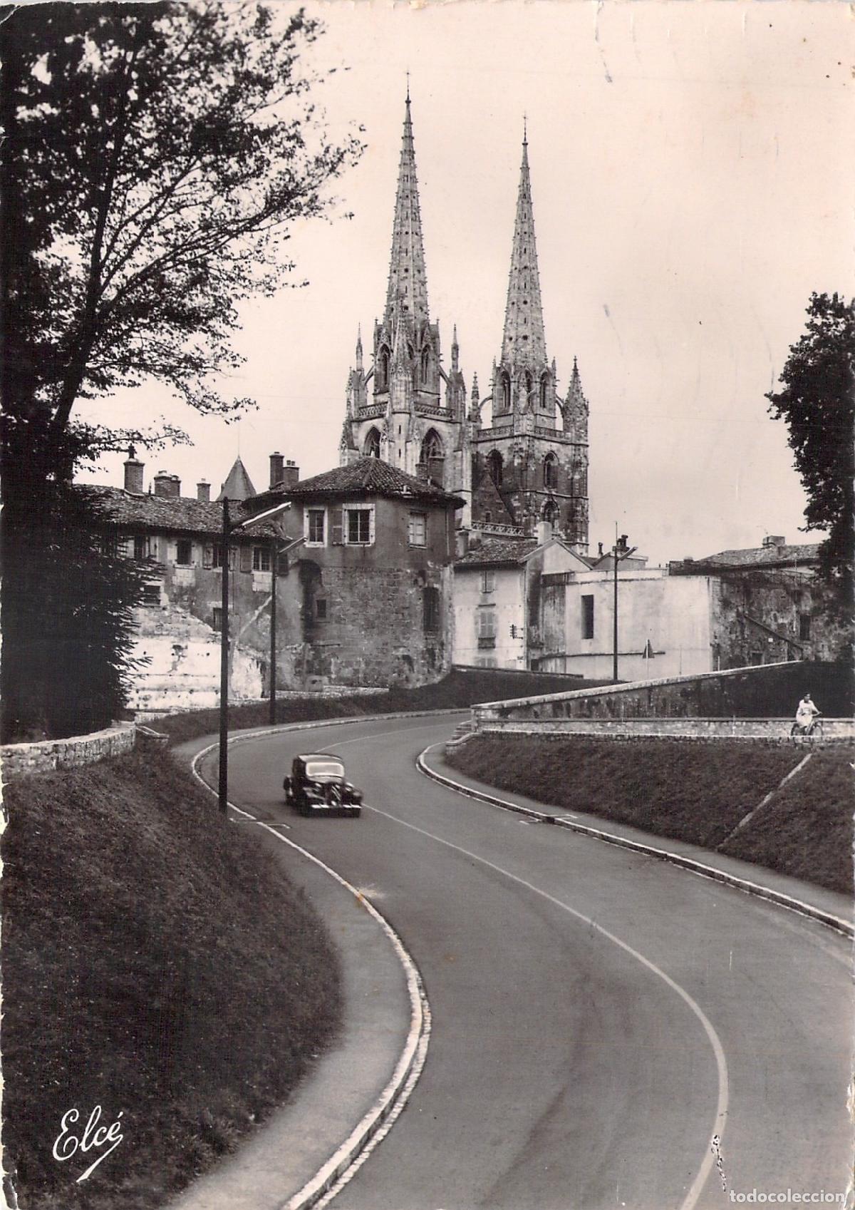 Postales: Postal de Bayonne: El Nuevo Bulevar y la Catedral, Francia