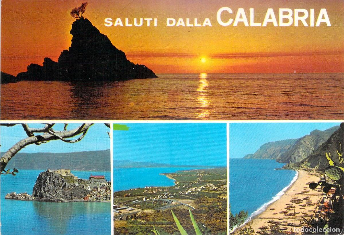 Cartes Postales: Postal Tur&iacute;stica Saluti dalla Calabria Italia Multivistas