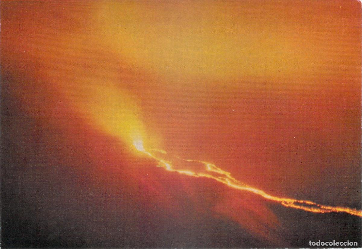 Postales: Postal Erupci&oacute;n del Volc&aacute;n Piton de la Fournaise Isla de la Reuni&oacute;n