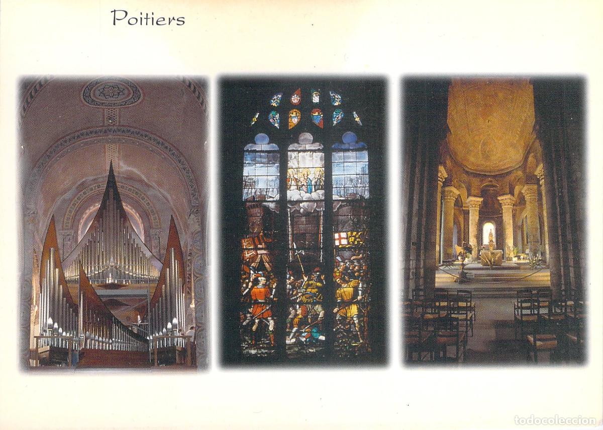 Postales: Postal Iglesia Notre-Dame-la-Grande de Poitiers