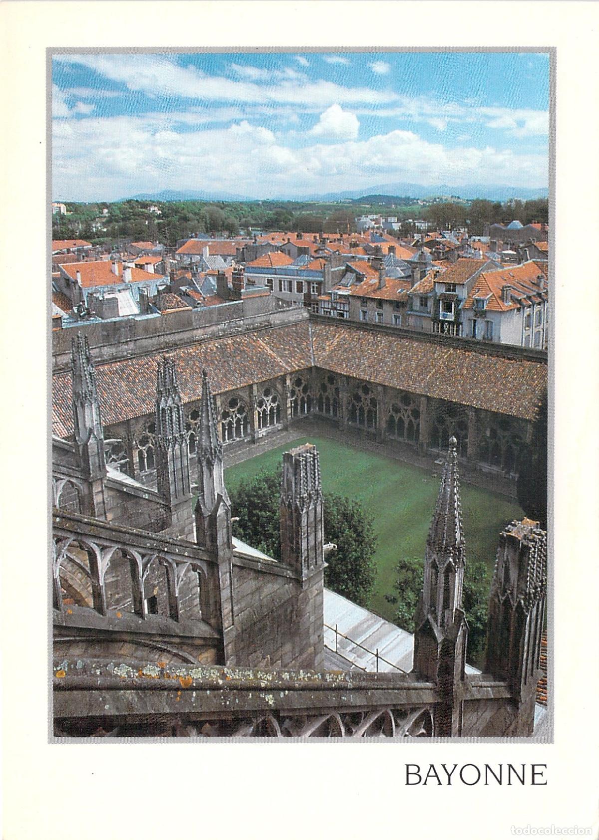 Postales: Postal de Bayonne Francia Vista del Claustro