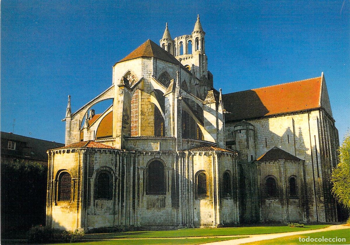 Postales: Postal de la Abad&iacute;a de Montierneuf en Poitiers