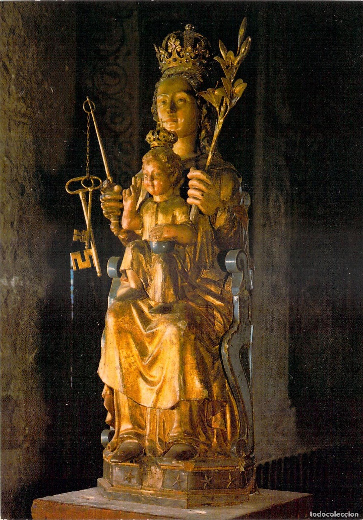 Postales: Postal de la Estatua Notre-Dame des Cl&eacute;s en Poitiers