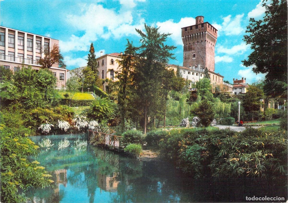 Postkarten: Postal de los Giardini Salvi en Vicenza, Italia