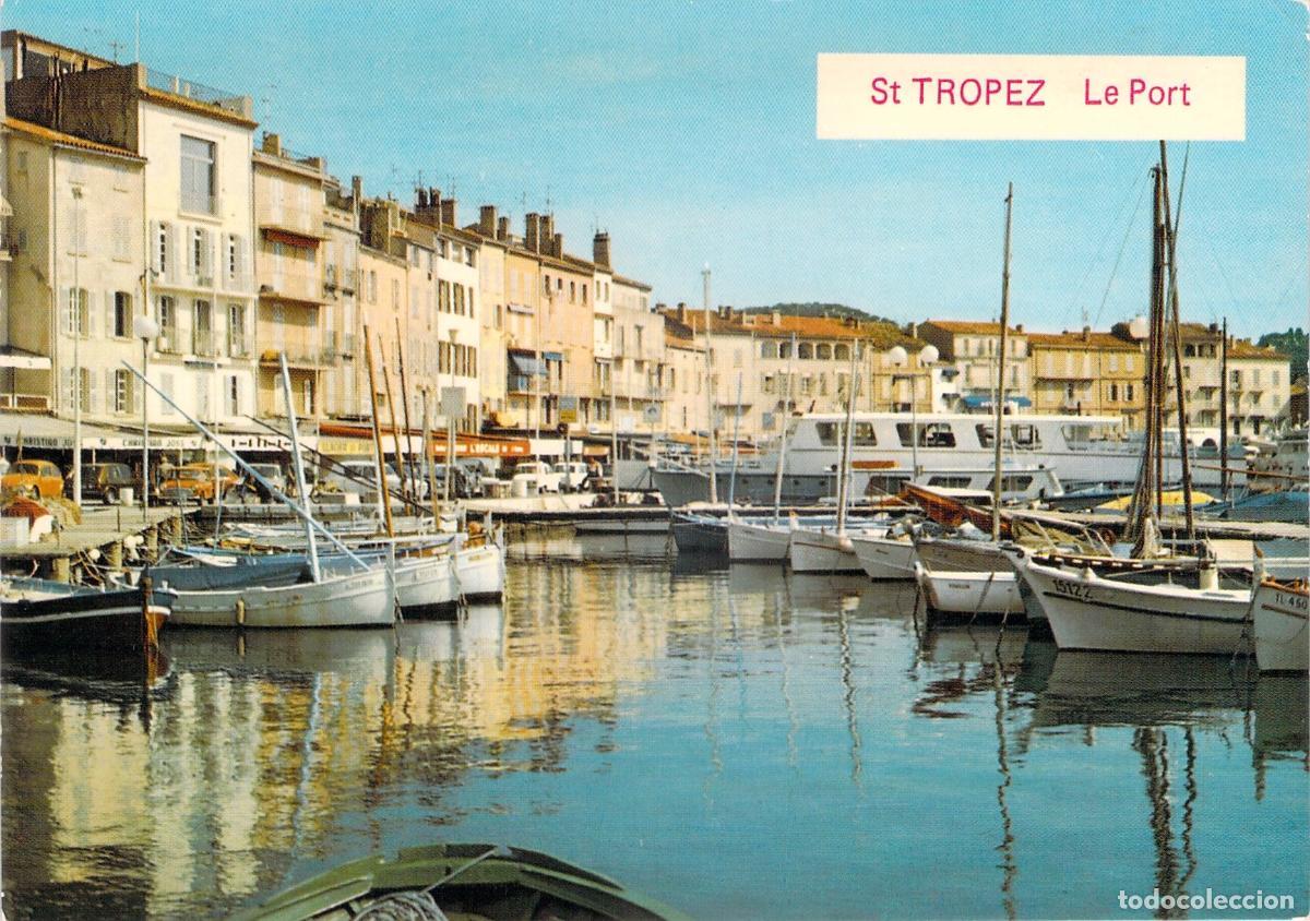 Postkarten: Postal de Saint-Tropez el Puerto y Barcos Francia