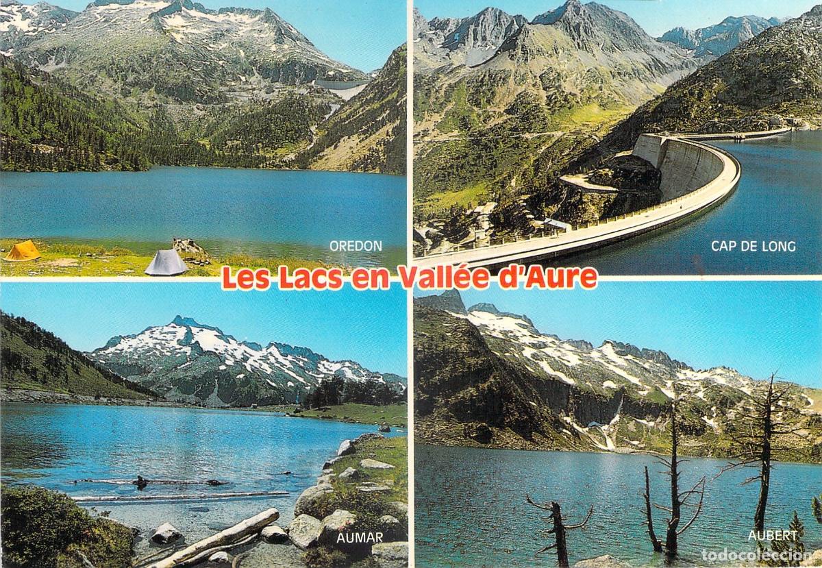 Postais: Postal Multi-vista Lagos del Valle de Aure Pirineos