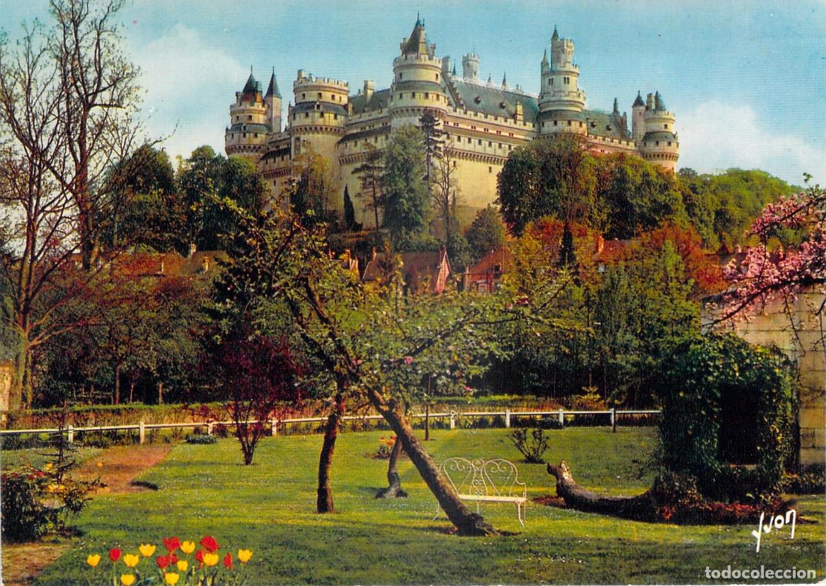 Postales: Postal Castillo de Pierrefonds Francia Fachada Noroeste
