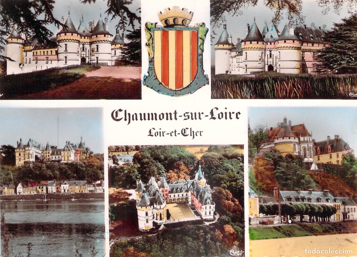 Postales: Postal Multivista del Castillo de Chaumont-sur-Loire, Francia