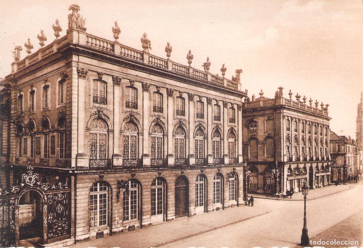 Postales: Postal de Nancy, Plaza Stanislas y el Teatro, Francia