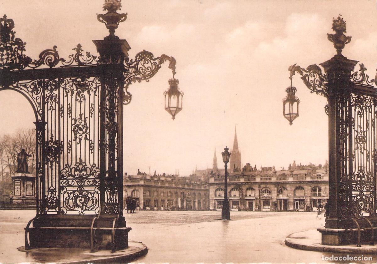 Postales: Postal de Nancy Francia Place Stanislas y Grilles Jean Lamour