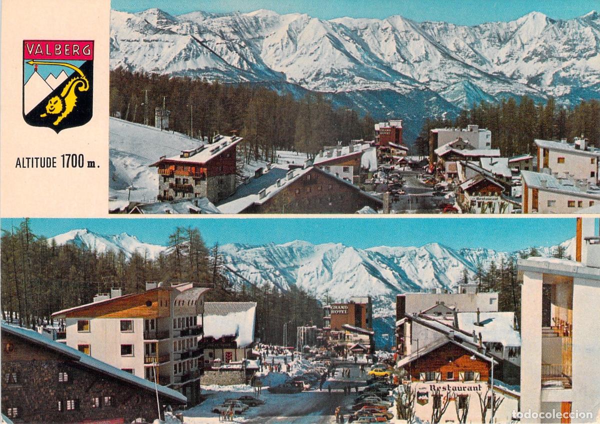 Postales: Postal Valberg Estaci&oacute;n de Esqu&iacute; Alpes Mar&iacute;timos Francia