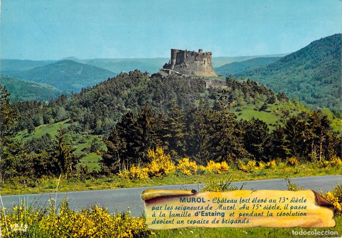 Postales: Postal Castillo de Murol en Auvernia Francia