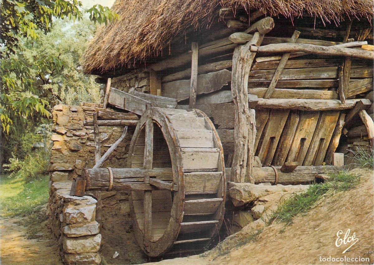 Postales: Postal de Antiguo Molino de Agua en La Lande Francia