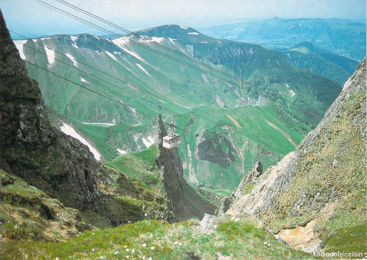 Postales: Postal del Telef&eacute;rico de Le Mont-Dore al Puy de Sancy
