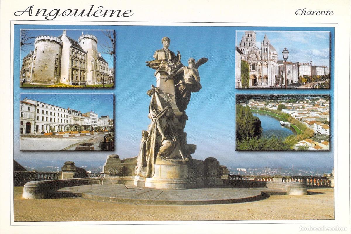 Postales: Postal de Angulema Francia Monumento Carnot y Vistas de la Ciudad