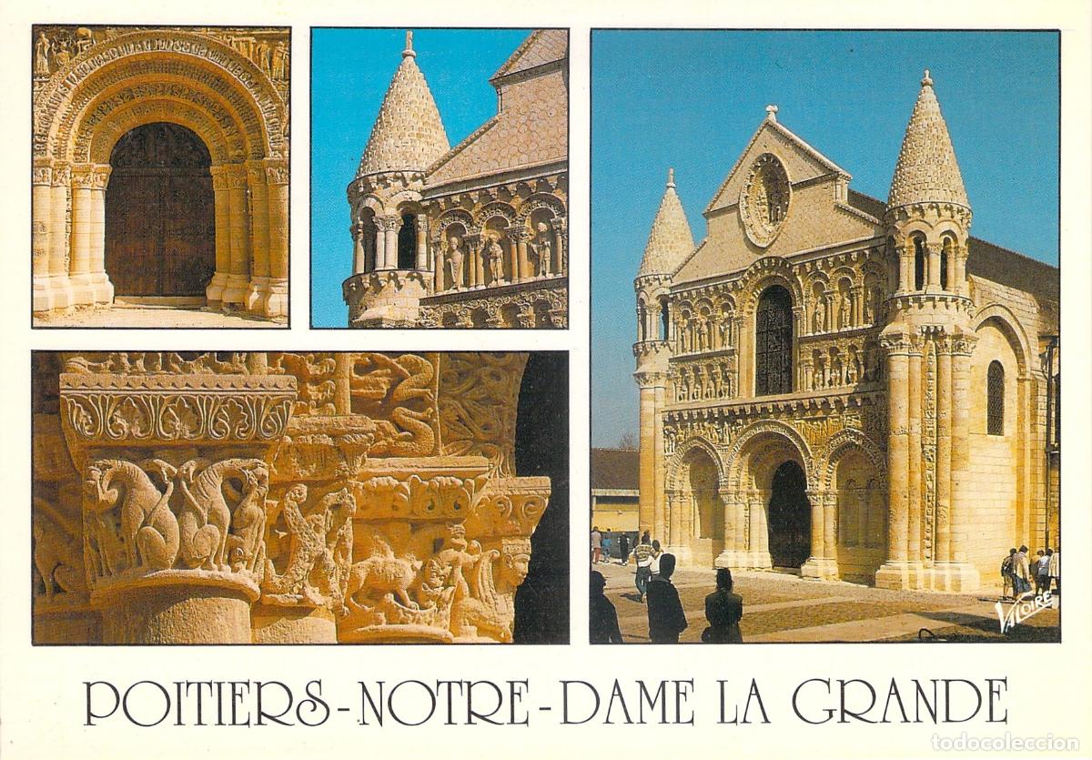 Postales: Postal de Poitiers - Iglesia Notre-Dame-la-Grande