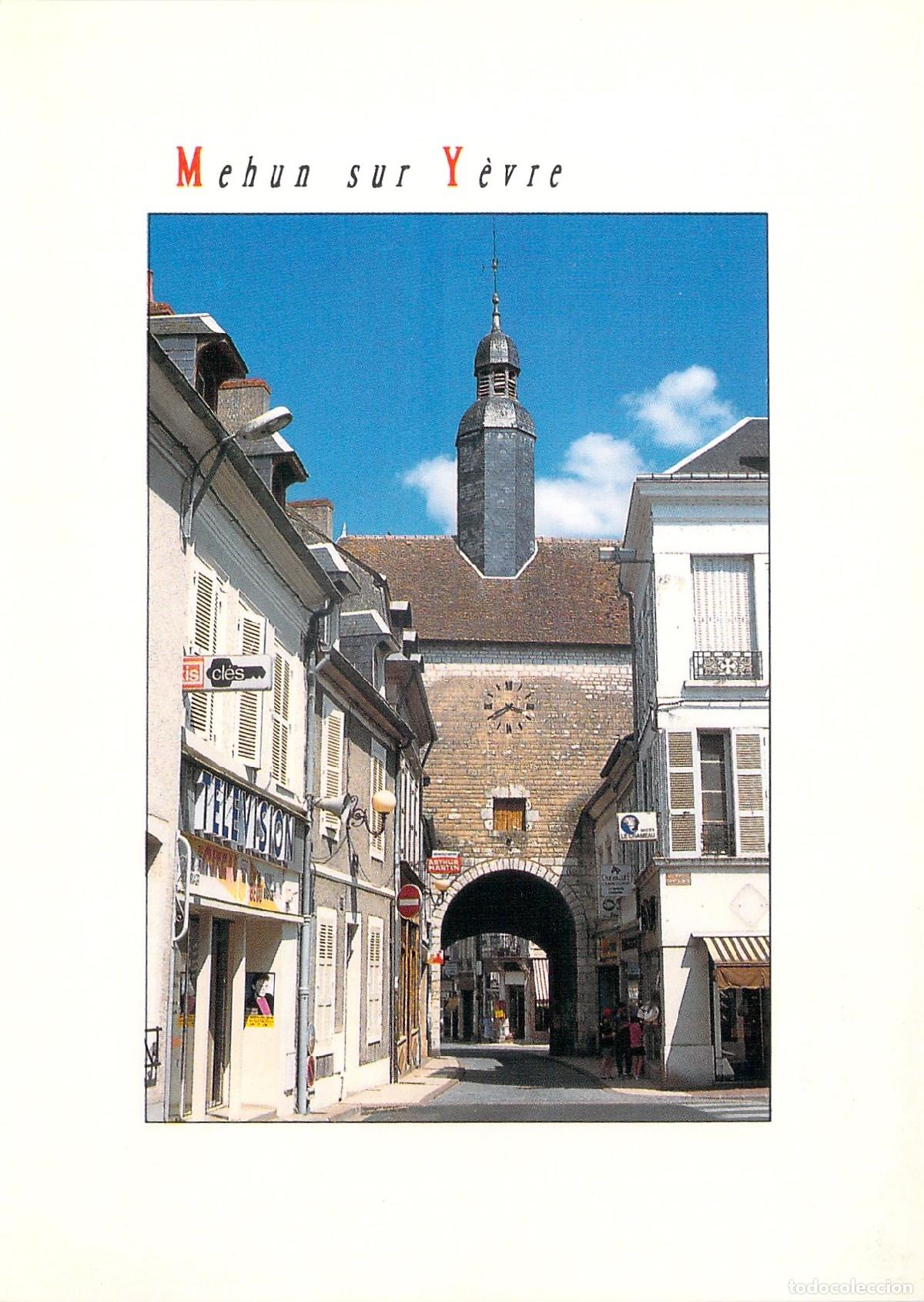 Postales: Postal de Mehun-sur-Y&egrave;vre - Porte de l'Horloge