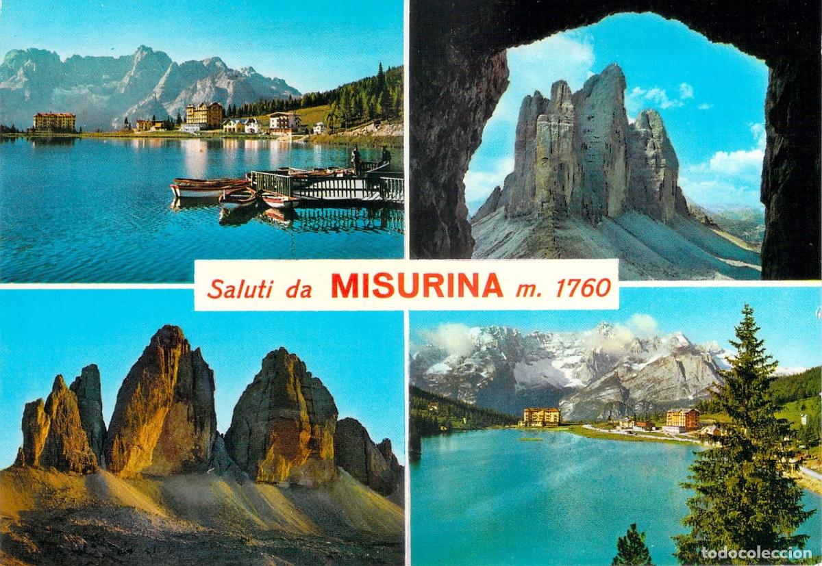 Postales: Postal de Misurina y las Tre Cime di Lavaredo, Dolomitas de Italia