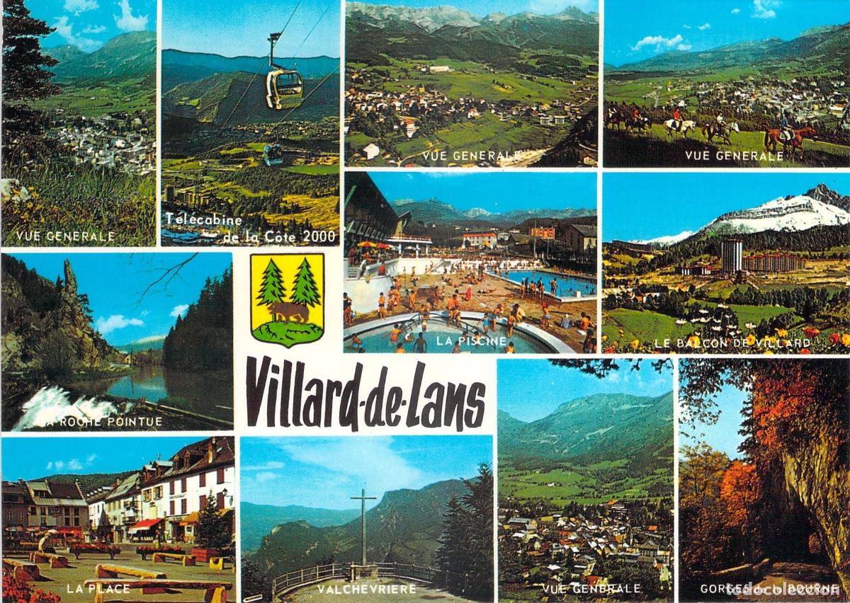 Cartoline: Postal Multivista de Villard-de-Lans, Is&egrave;re, Francia