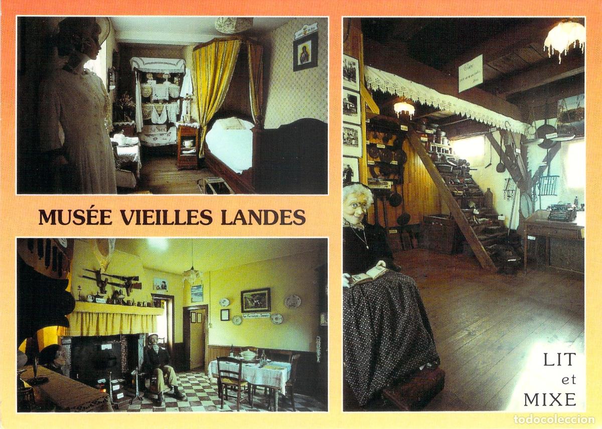 Cartoline: Postal del Mus&eacute;e Vieilles Landes en Lit et Mixe, Francia