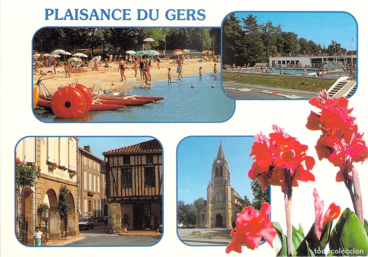 Cartoline: Postal Multivista de Plaisance du Gers con Vistas Tur&iacute;sticas