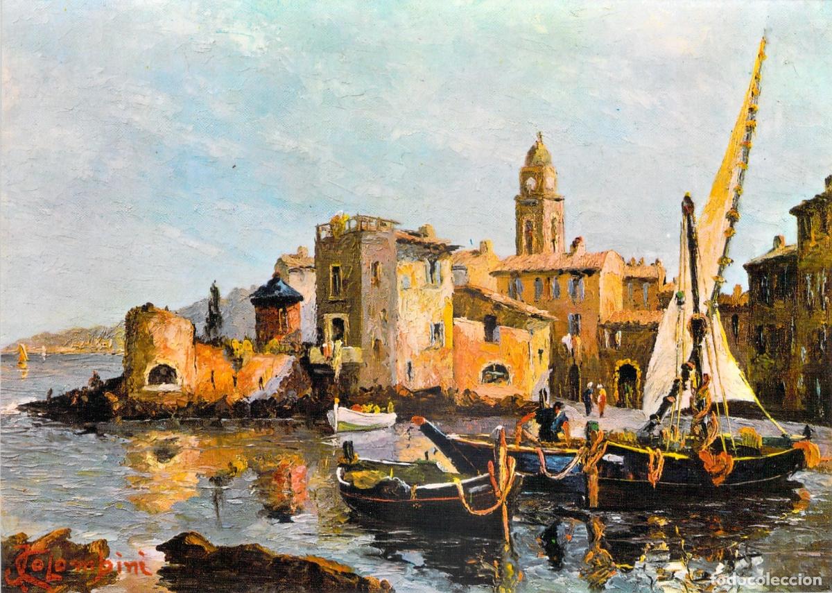 Postales: Postal Art&iacute;stica de la Marina de Provenza por Colombini