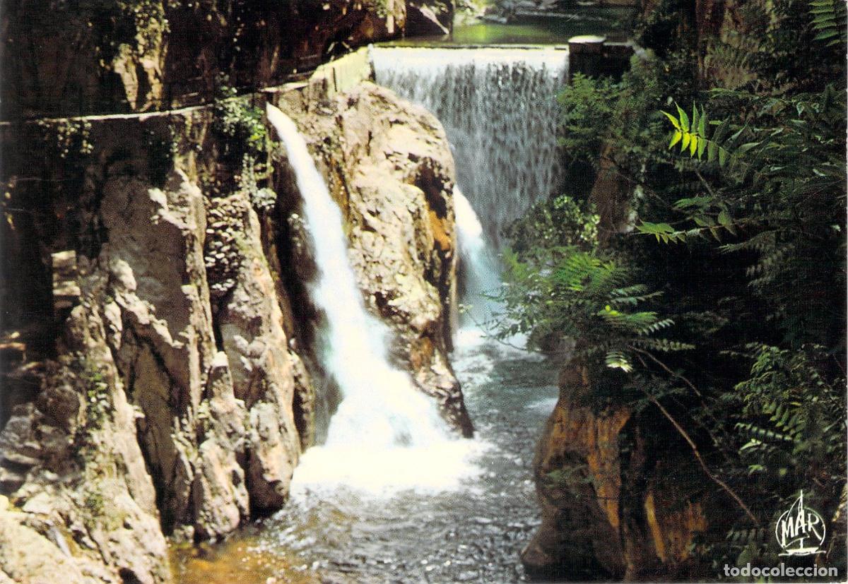 Postales: Postal de la Cascada de An&iacute;bal en las Gargantas del Mondony, Am&eacute;lie-les-Bains