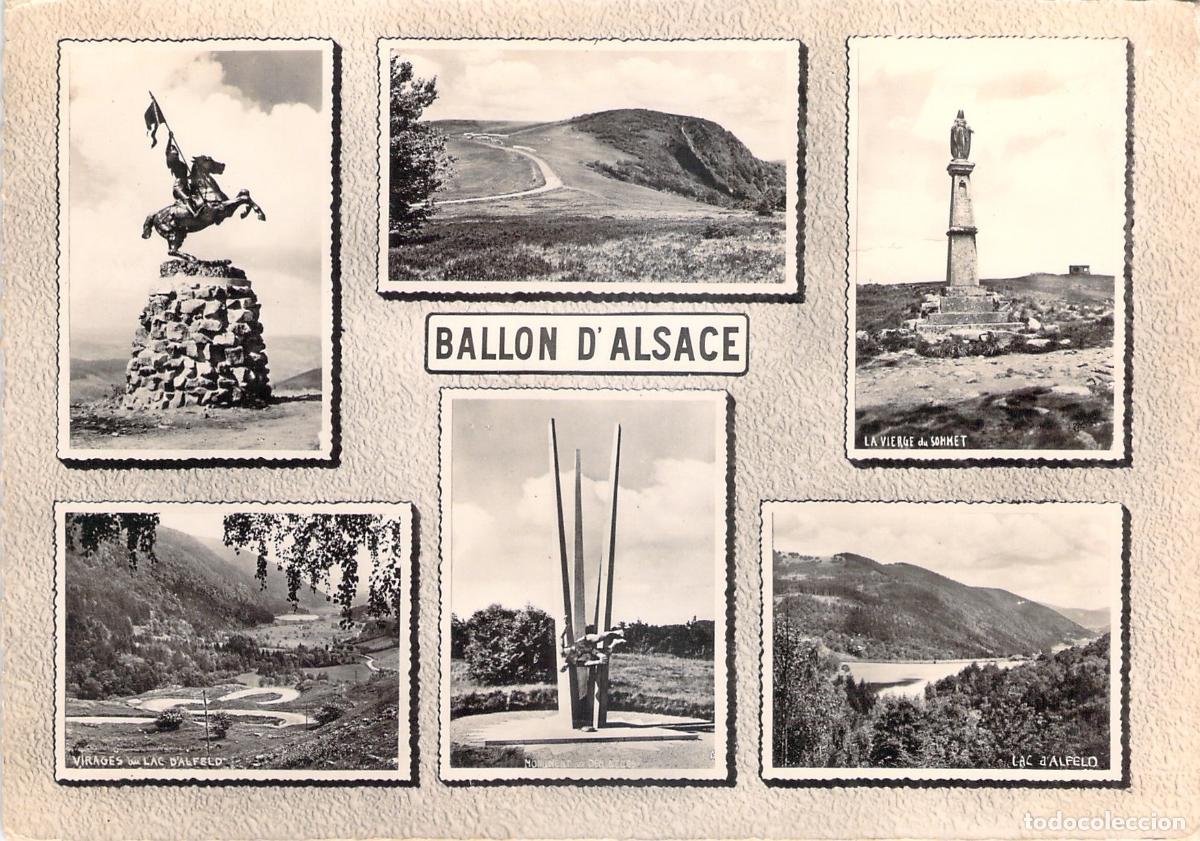 Cartoline: Postal Multivista de Ballon d'Alsace, Vosgos, Francia