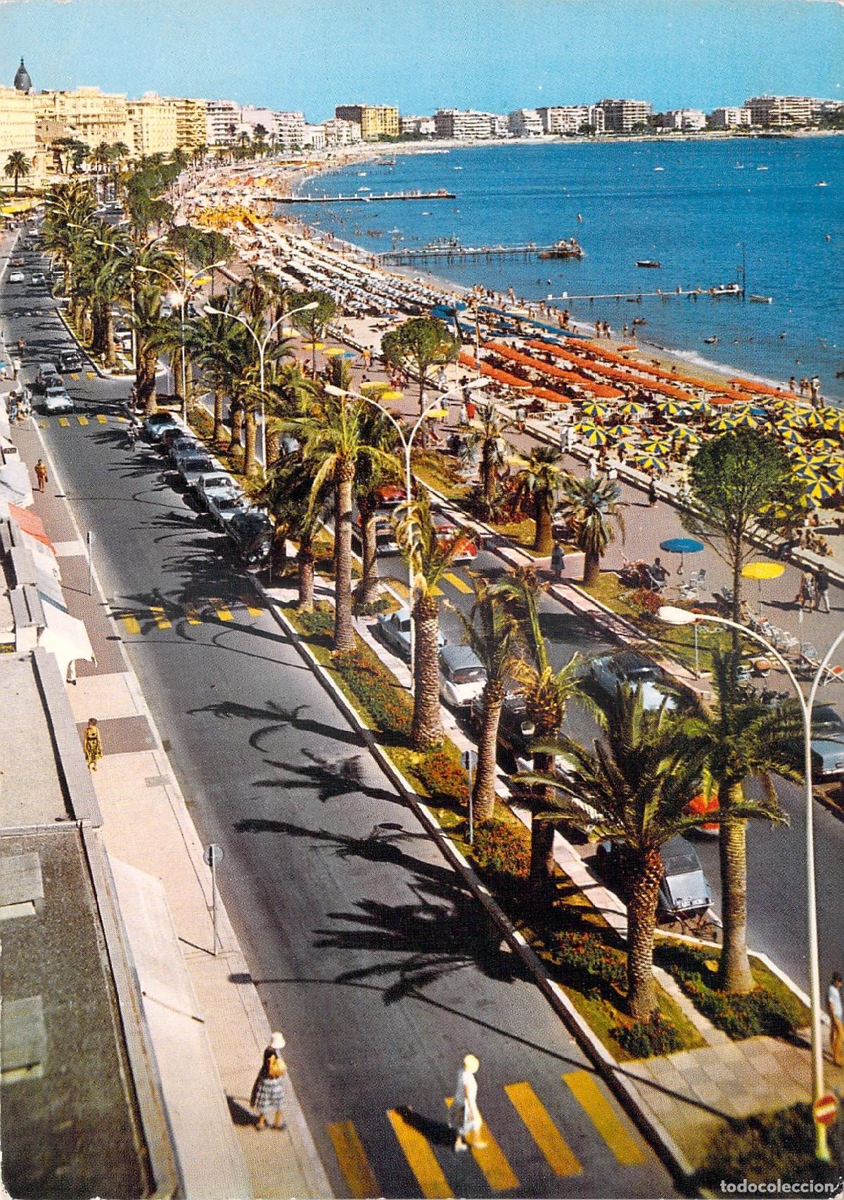 Postales: Postal Tur&iacute;stica de Cannes La Croisette y la Playa