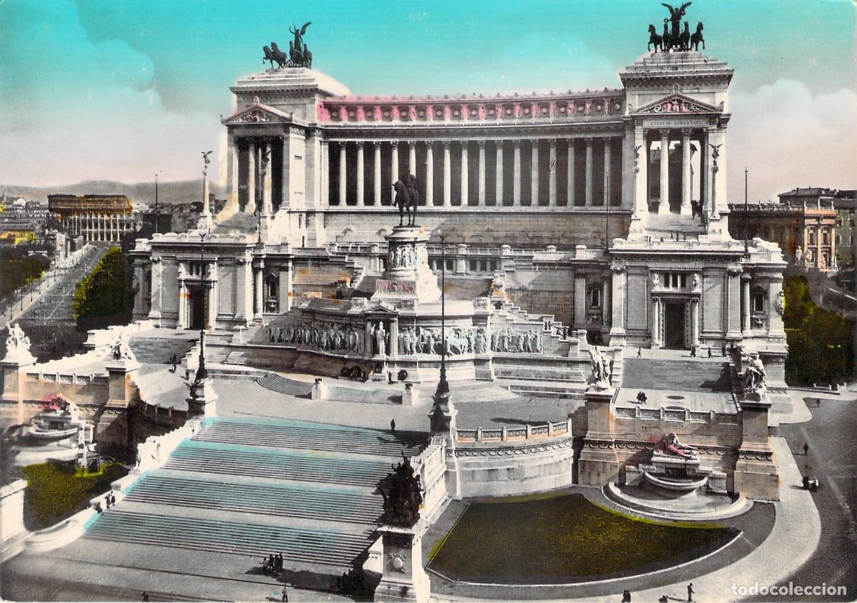 Postales: Postal de Roma, Altar de la Patria, Monumento Vittoriano