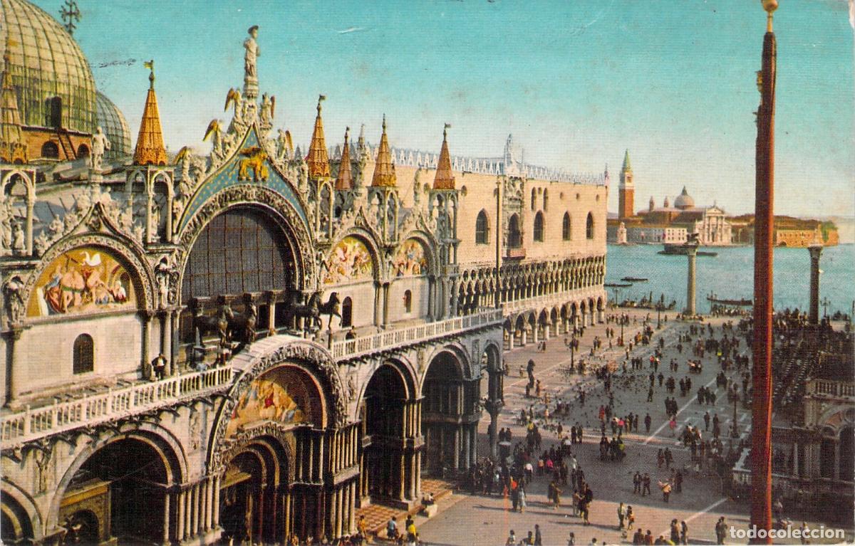 Postales: Postal de la Peque&ntilde;a Plaza San Marcos en Venecia