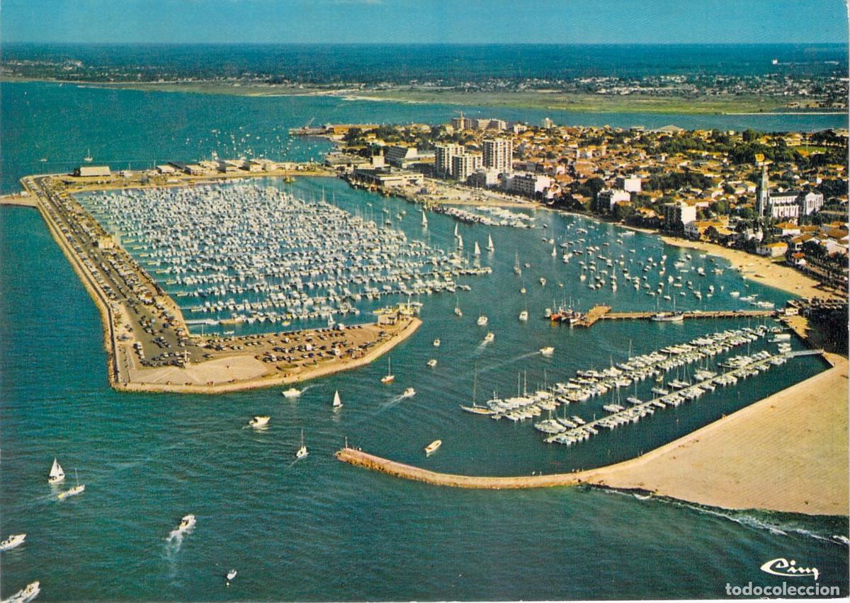 Postales: Postal a&eacute;rea del puerto de Arcachon, Francia