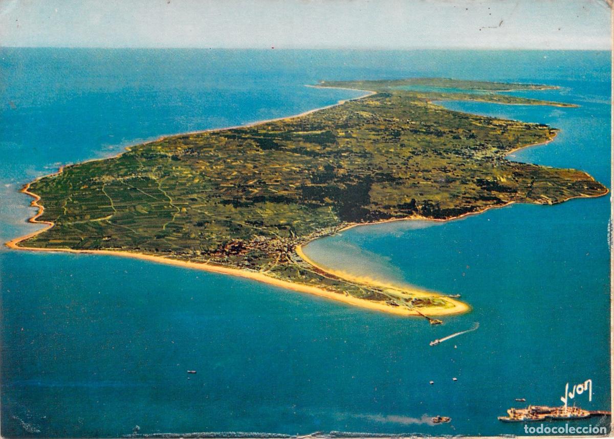 Postales: Postal Vista A&eacute;rea de la Isla de R&eacute;, Charente-Maritime, Francia