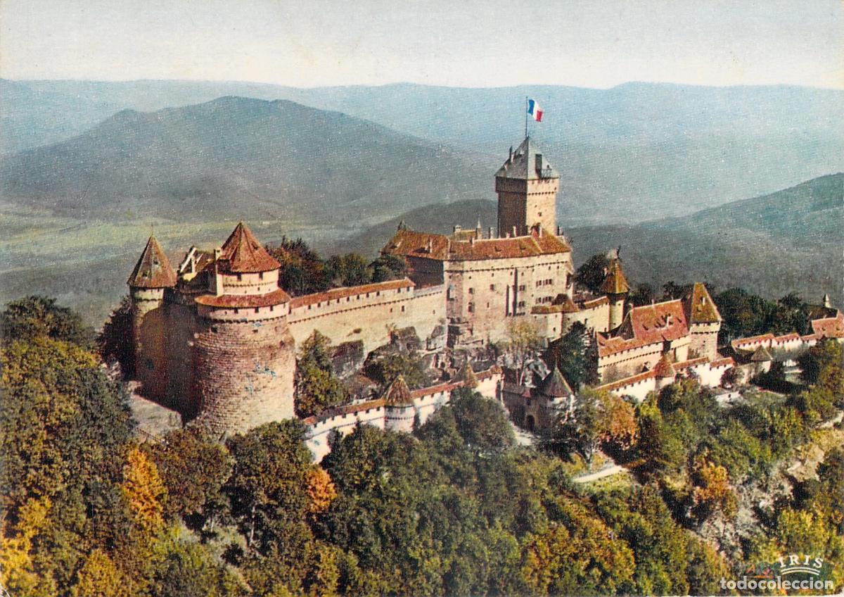Postales: Postal del Castillo de Haut-Koenigsbourg en Alsacia