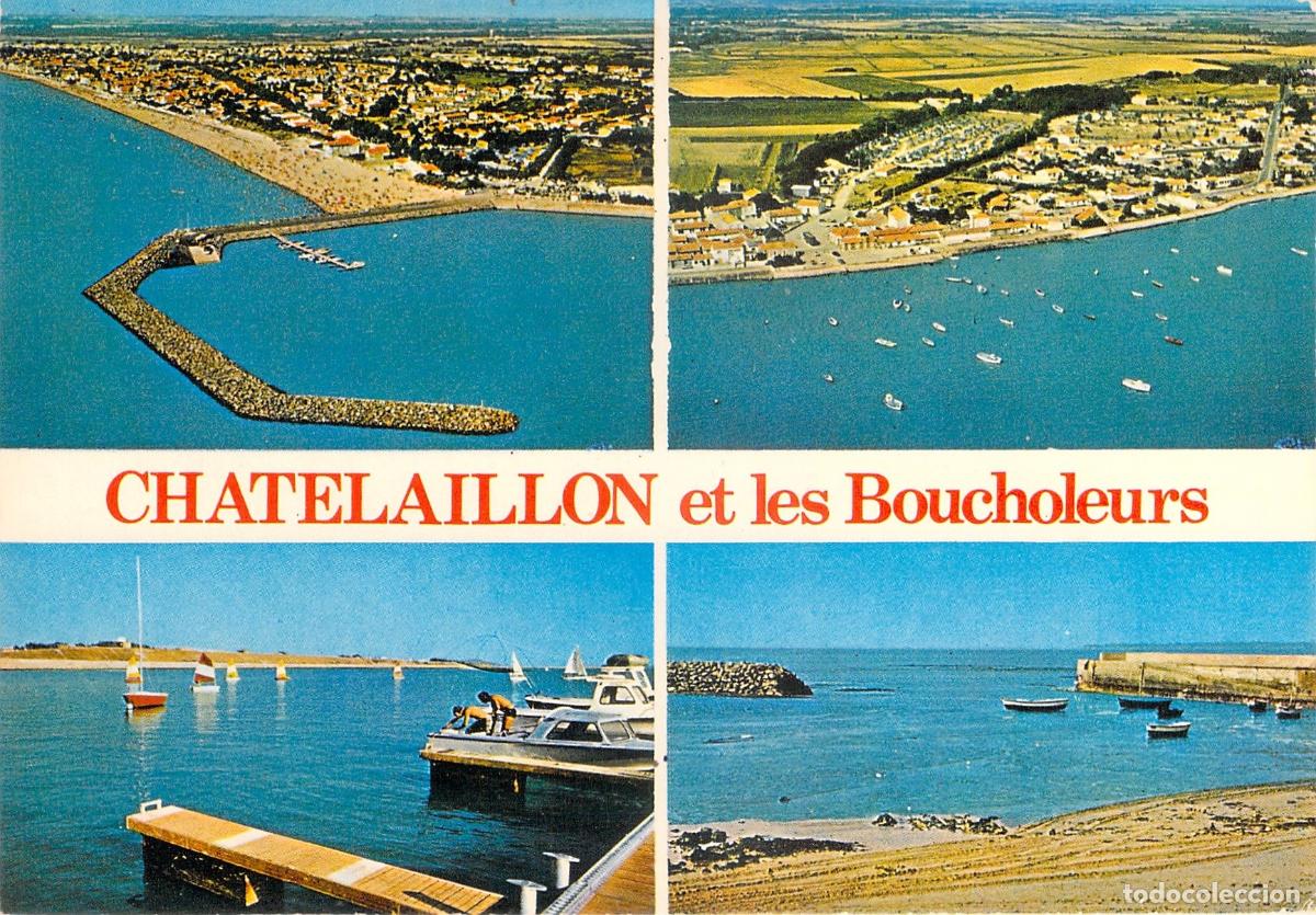 Postales: Postal Multivista de Chatelaillon y Les Boucholeurs Francia