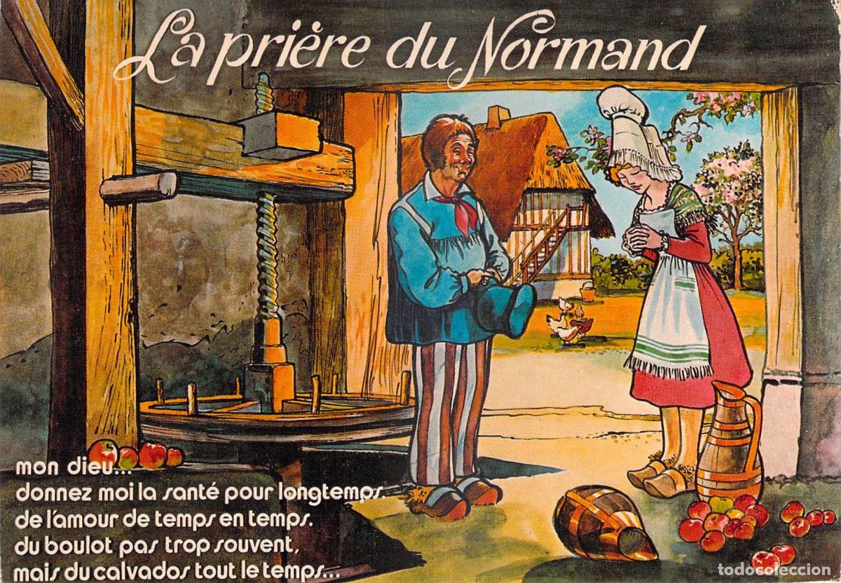 Postales: Postal de Humor de Normand&iacute;a La Pri&egrave;re du Normand